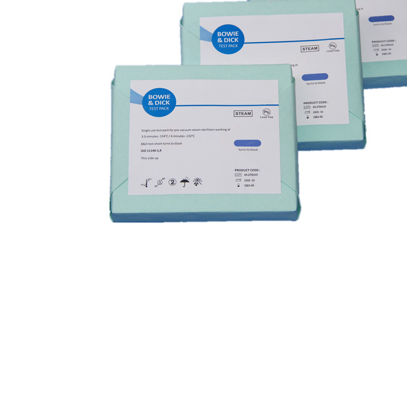 Medical Sterilization BD test kit disposable medical sense control consumables Bowie Dick steam BD test kit