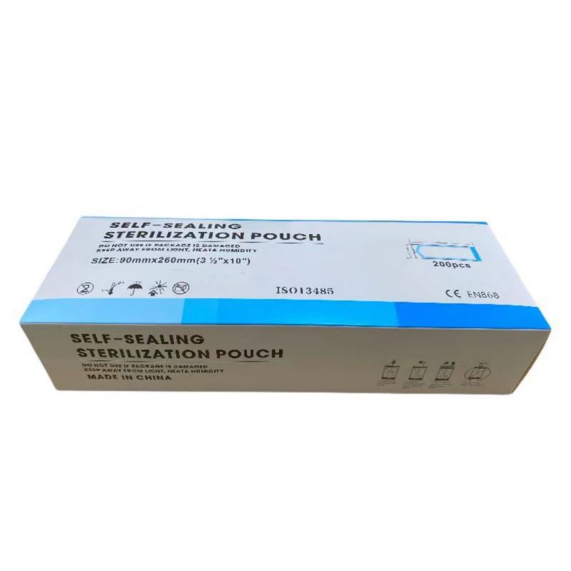 Factory Straight Hair Medical Consumables Dental Clinic Disposable Sterilization Self-sealing Bag Dental Packaging Consumables