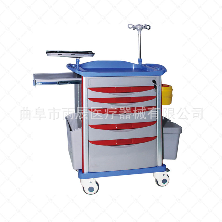 Direct selling ABS medical cart ABS color ambulance multifunctional ABS rescue car anesthesia car infusion treatment car