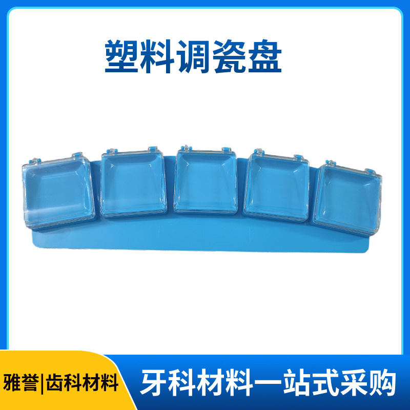 Porcelain plate for dental factory moisturizing plastic plate color mixing porcelain powder mixing plate glazing plate mechanic porcelain tools