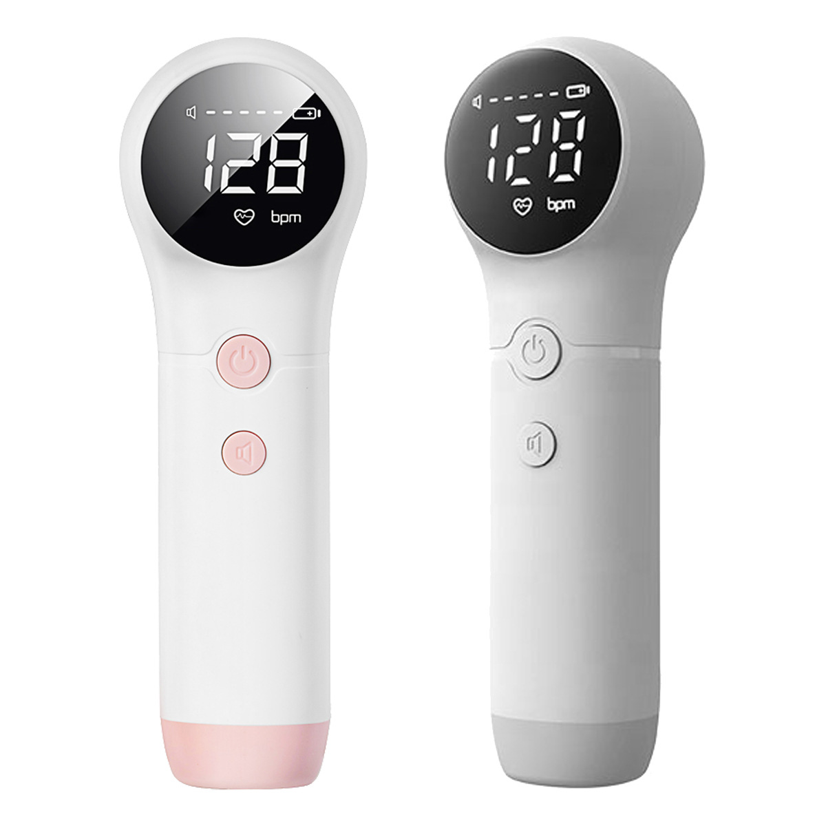 Ultrasound Doppler Fetal Heart Rate Monitor for Home Use, Fetal Heart Rate Monitoring Device, Coupling Agent, Fetal Doppler
