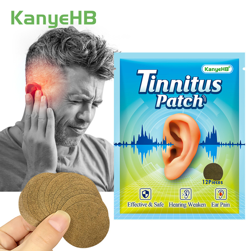 KanyeHB Ear Kang Ointment Tinnitus Ear Back Sticker Ear Kang Sticker Cross-border Foreign Trade Amazon AliExpress wish