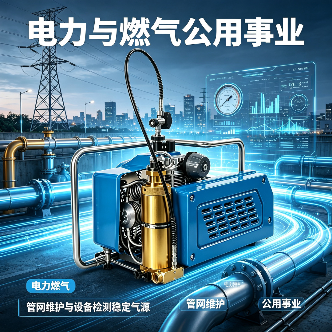DJW100A Mine Underground Air Supply High-Pressure Air Compressor for Mine Rescue and Breathing Support
