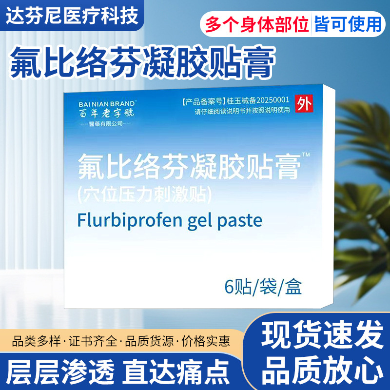 Flurbiprofen Gel Patch Is Suitable for People with Cervical Spine, Lumbar Spine, Shoulder and Other Joint Discomforts